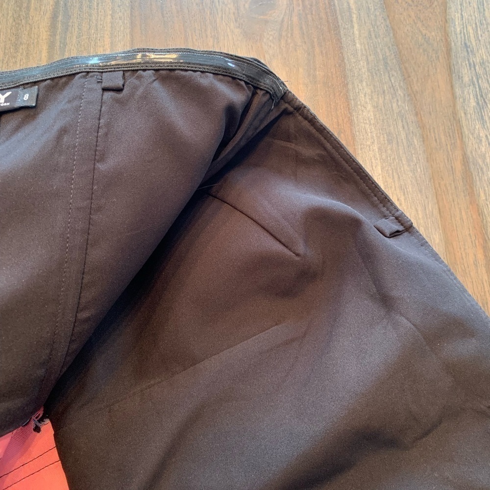 DKNY Strapless Dress Made in Italy Size 8 Black Pink Blue Flowers No Straps. - Picture 11 of 14